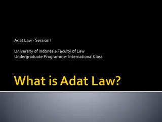 Understanding the Origin and Significance of Adat Law in Indonesia