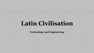 Engineering in Ancient Roman Civilization: Technology, Innovation, and Expertise