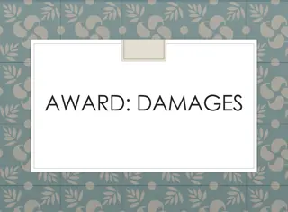Understanding Damages in Civil Process and Compensation Laws