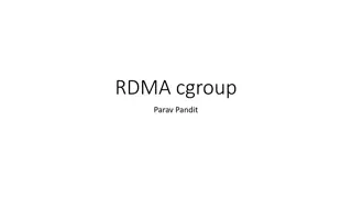 Managing RDMA Resources Through Device Cgroups