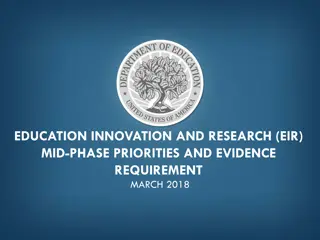 Understanding Moderate Evidence in Education Innovation and Research