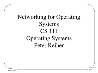 Networking Implications for Operating Systems: Challenges and Changes