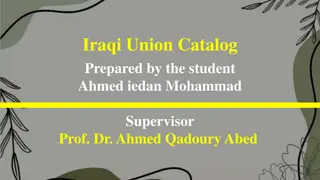 Iraqi Union Catalog: Collaborative Resource Sharing Initiative