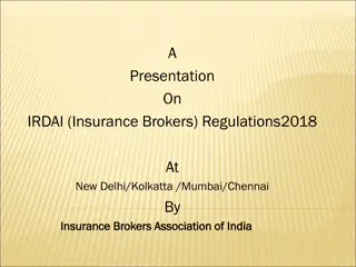 Regulations and Guidelines for Insurance Brokers by IBAI