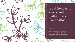Volunteering Opportunities with European Solidarity Corps and Balkan Kids Foundation