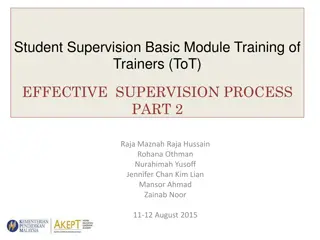 Effective Student-Supervisor Relationship Expectations and Best Practices