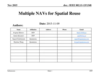 IEEE 802.11-15/1348: Solving NAV Reset Issues in Wireless Networks