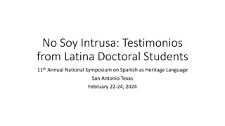 Challenges Faced by Latina Doctoral Students in Higher Education