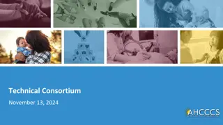 Technical Consortium Updates and Important Notices