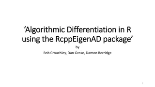 Efficient Automatic Differentiation with RcppEigenAD Package
