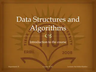 Understanding Data Structures and Algorithms in IT Courses