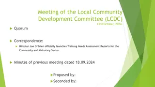 Roscommon County Council Corporate Plan 2024-2029 Development Update