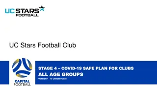 UC Stars Football Club COVID-19 Safe Plan and General Precautions