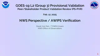 Advanced Weather Information and Satellite Data Validation Review