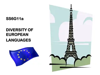 Diversity of European Languages: A Comparative Overview