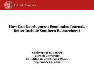 Enhancing Inclusion of Southern Researchers in Development Economics Journals