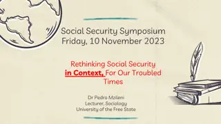 Decolonizing Social Security Symposium: Rethinking Issues of Inclusion