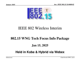 IEEE 802.15-24-0680-02 January 2025 Event Details