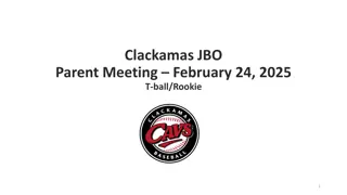 Clackamas JBO Parent Meeting Highlights and Program Information
