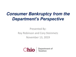Understanding Consumer Bankruptcy: Federal vs. State Laws and Important Concepts