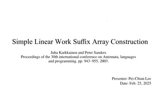 Skew Algorithm for Suffix Array Construction Explained