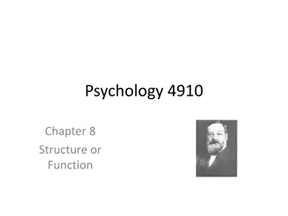 Exploring Edward B. Titchener's Contributions to Structuralism in Psychology