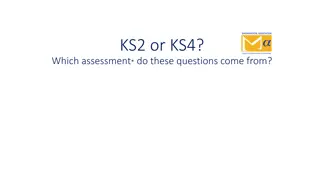 Assessment Questions Analysis for KS2 or KS4