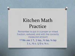 Kitchen Math Tips for Proper Ingredient Measurement