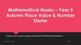 Engaging Number and Place Value Activities for Year 5 Math Lessons