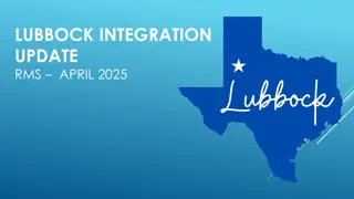 Smart Meter Texas Update and Integration Progress