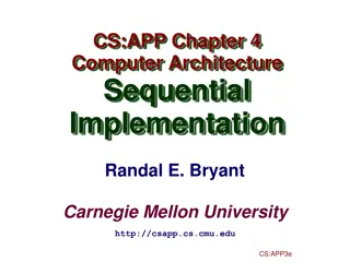 Hardware Control Language and Y86-64 Instruction Set Details