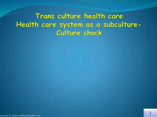 Understanding Subcultures in Healthcare Settings