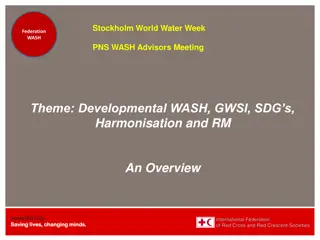 Federation Developmental WASH Overview and Challenges