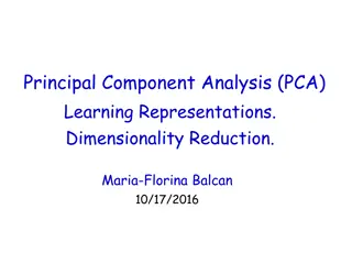 Understanding Principal Component Analysis (PCA) for High-Dimensional Data