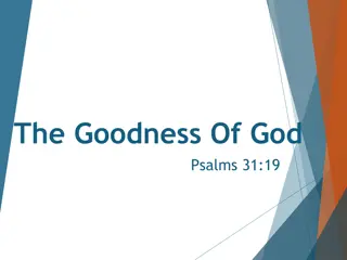 Witnesses of God's Goodness: A Testament of Faith and Truth