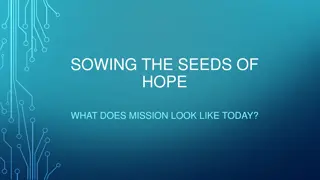 Exploring Mission and Spiritual Growth: Seeds of Hope, Holy Spirit, and Gifts