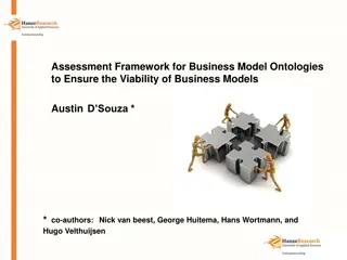 Ensuring Viability of Business Models through Ontology Assessment