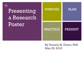 Effective Research Poster Presentation Strategies and Tips