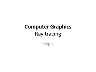 Ray Tracing with Recursive Intersection and Refraction