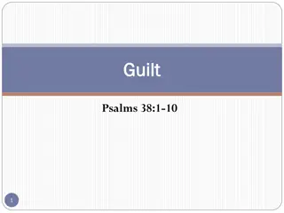 Exploring Guilt, Forgiveness, and Redemption in Biblical Narratives