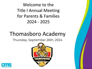 Understanding Title I Schools and Family Engagement