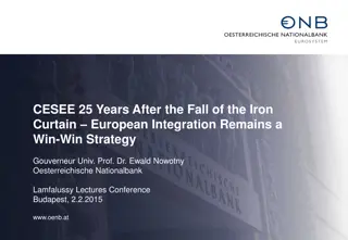 CESEE 25 Years After the Iron Curtain: European Integration and Economic Indicators