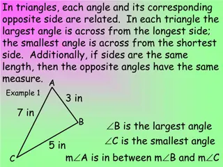 Triangle Angles and Sides Relationship Examples