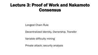 Understanding Nakamoto Consensus and Blockchain Principles