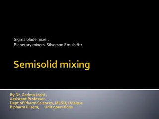 Sigma Blade Mixer & Planetary Mixers: Mechanism and Applications
