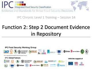 Efficient Documentation for Evidence in IPC Chronic Level 1 Training