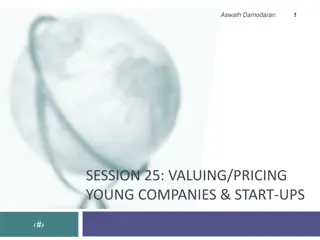 Valuing and Pricing Young Companies and Start-Ups Lessons by Aswath Damodaran
