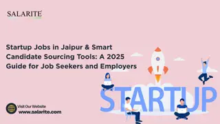 Startup Jobs in Jaipur & Smart Candidate Sourcing Tools A 2025 Guide for Job Seekers and Employers