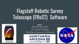 Exploring Asteroids with Flagstaff Robotic Survey Telescope Software