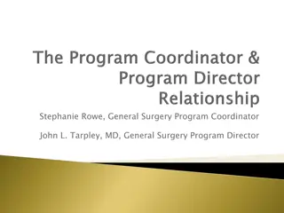 Effective Strategies for Program Coordinators in Surgery Education